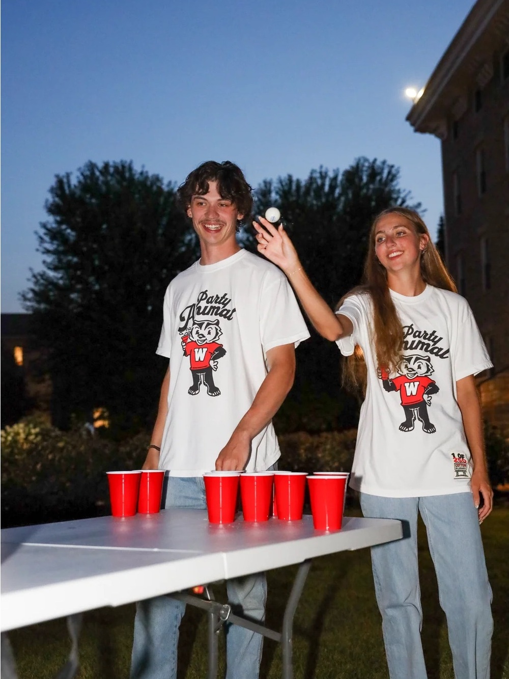Wisconsin Badgers Party Animal Graphic Tee